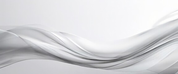 white wave liquid on gray background