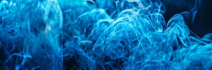 Fototapete - blue smoke background
