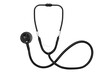 © insectsocake - medical black stethoscope isolated on white background