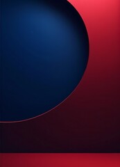 Aufkleber - red and blue abstract background with circular shape