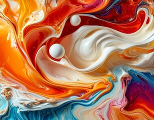 Leinwandbilder - colorful background with paint and lot colors