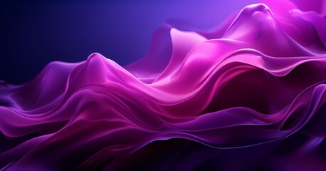 Fototapete - purple and black background with wave liquid