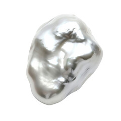 Unique Baroque Pearl with Irregular Shape and Shiny Surface Texture