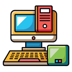 Poster -  Computer for Work, Gaming, and Digital Productivity