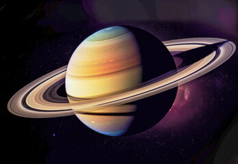 Wall Mural - A planet in space