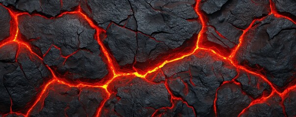 Sticker - lava texture background