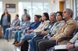 © ELIJA - A group of patients and visitors sit quietly in a hospital waiting area, displaying a range of emotions as they await news and updates