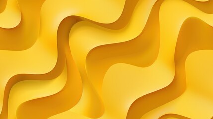 Wall Mural - yellow wavy abstract seamless pattern background with smooth, flowing lines and gradient hues. ideal