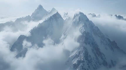 Poster - The peaks are covered with eternal snow