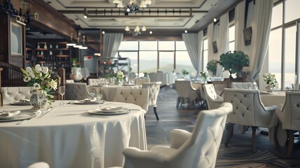 Sticker - The establishment is luxurious with a rich interior