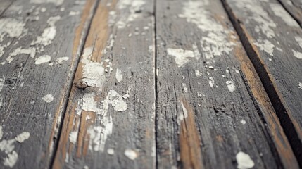 Sticker - Wooden floor with peeling paint