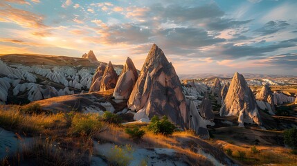 Poster - sunrise in the mountains