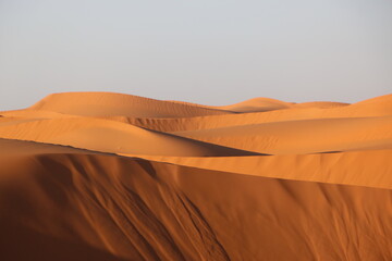 sand dunes in the desert