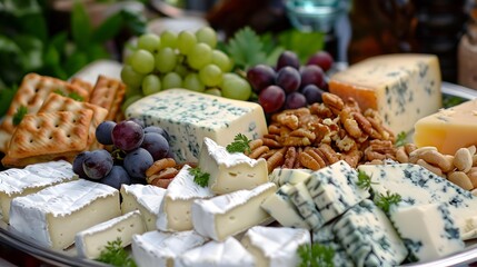 Wall Mural - types of cheese