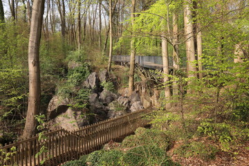 Wall Mural - Blick auf das Felsenmeer in Hemer im Sauerland	