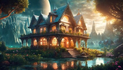 Canvas Print - house