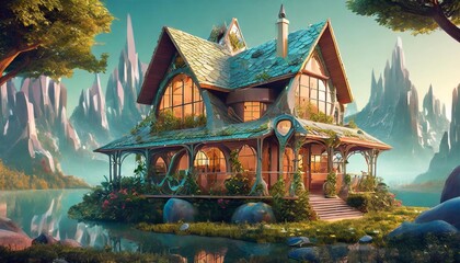 Canvas Print - house