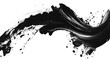 © Waqar - Abstract black in splash  paint  brush strokes  stain grunge isolated on white background  Japanese style Abstract black in splash  paint  brush strokes  stain grunge isolated, Generative Ai