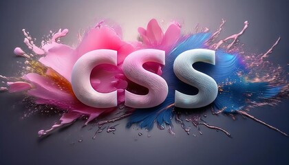 CSS Design in Digital Art: Colorful Splash Effects