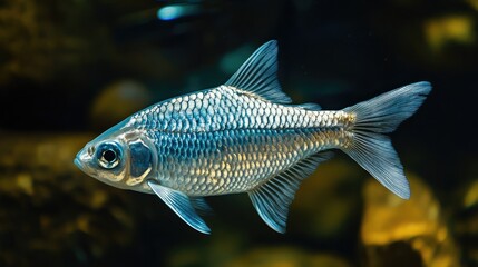 Canvas Print - fish in aquarium