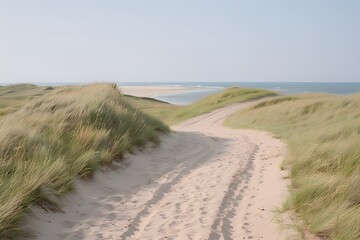 Wall Mural - road to the sea