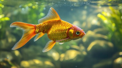 Canvas Print - fish in aquarium