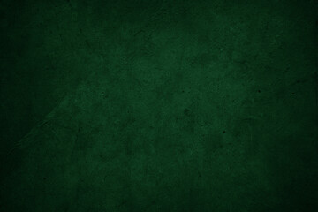 Wall Mural - Dark green textured concrete wall background