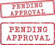 © PapaGray - Pending Approval Rubber Stamp Vector Set