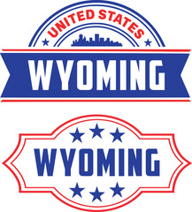 Sticker - Wyoming Vector Set