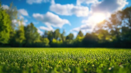 Poster - Green Grass Close Up