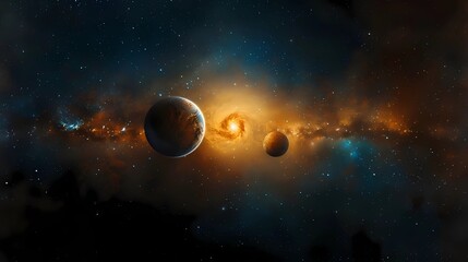 Wall Mural - planet in space