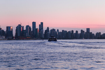 seabus is heading for the skyscraper