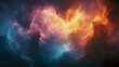 © DolonChapa - Vibrant abstract nebulae with swirling cosmic dust picture