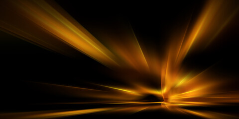 Wall Mural - Abstract Creative Golden Wave Background image design