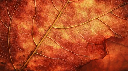 Canvas Print - Autumn Leaf Texture.