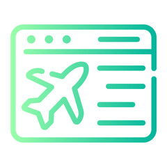 Sticker - travel website