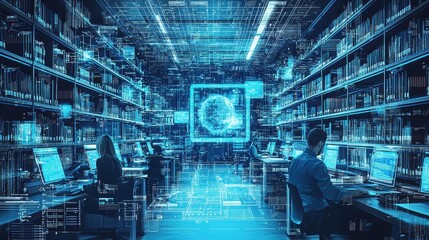 Digital World of Information.