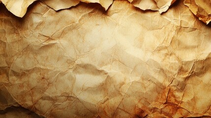 Poster - Crumpled Old Paper Texture Background.