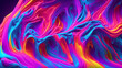 © ivanda - Fluorescent colors flowing in a fluid background shadow 3d wallpaper
