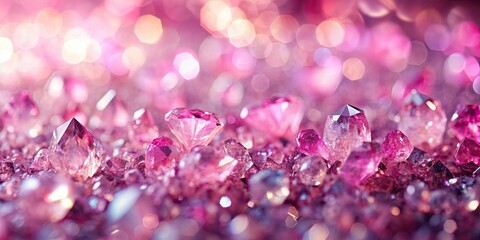 Pink crystals shimmering in the light , gemstone, mineral, sparkly, vibrant, pink, crystal, shiny, beautiful, precious