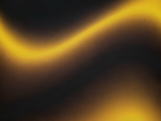 Wall Mural - abstract neon noise gradient yellow brown and black background Holographic blurred grainy gradient texture