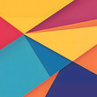 © anime - flat design abstract colorful background