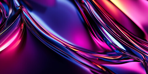 Wall Mural - Abstract background forming an elegant and shiny surface with colorful reflections