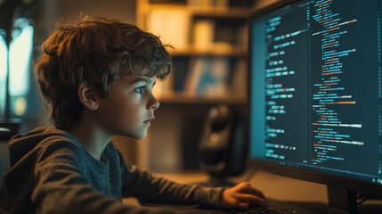 Boy debugging code on a screen These tools leverage large language models and machine learning to analyze and suggest code