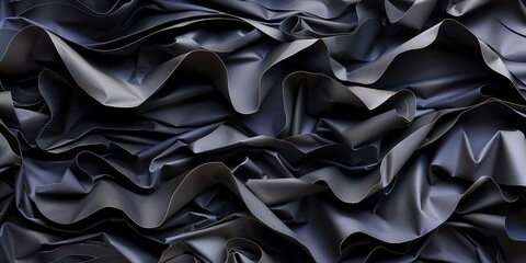 Wall Mural - black silk background