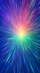 Poster - Colorful Background with Blue, Green, and Purple Gradient