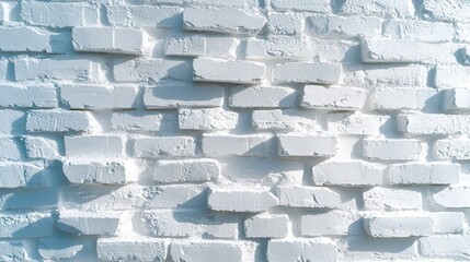 Wall Mural - White Brick Wall Texture.