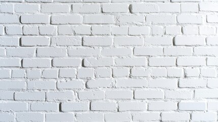 Wall Mural - White Brick Wall Texture.