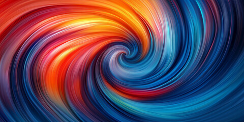 Aufkleber - Abstract swirl background forming colorful spiral pattern