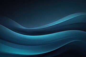 Poster - abstract blue background